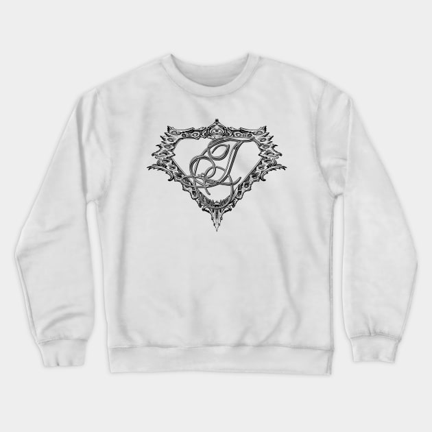 Super Sleek Style T Symbol Crewneck Sweatshirt by Adatude